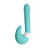 Бирюзовый вибростимулятор зоны G 2-в-1
