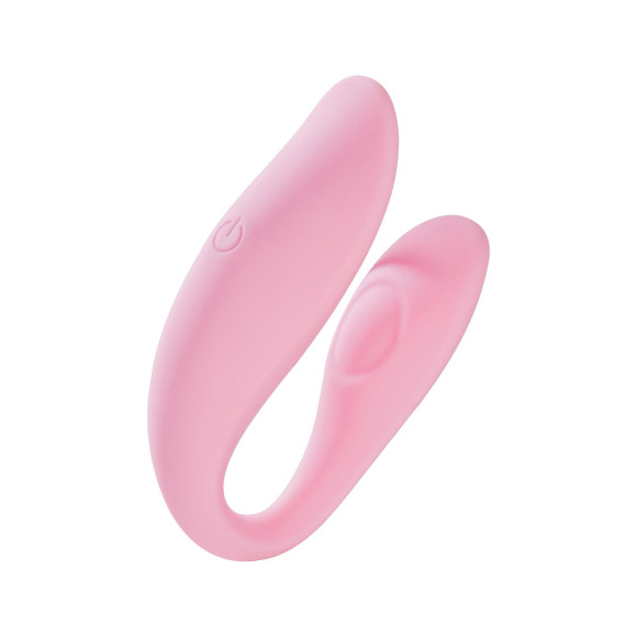 Розовый U-образный вибростимулятор для пар с управлением через приложение Розовый U-образный вибростимулятор для пар с управлением через приложение