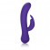 Фиолетовый вибратор со стимулятором клитора Vanity Vs18 - 21 см.
