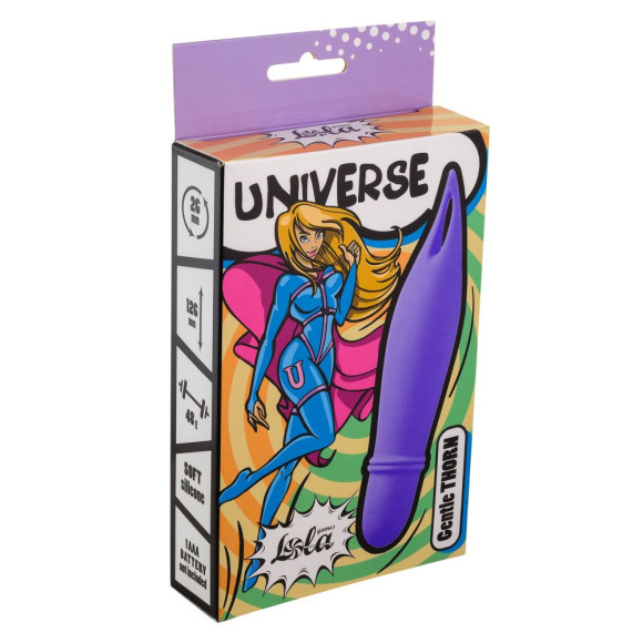 Фиолетовый мини-вибратор Universe Gentle Thorn Фиолетовый мини-вибратор Universe Gentle Thorn