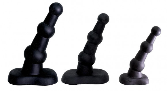 Набор чёрных втулок с изгибом 