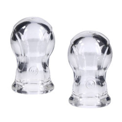 Прозрачные вакуумные зажимы на соски Tweak Nipple Sucker Set Прозрачные вакуумные зажимы на соски Tweak Nipple Sucker Set