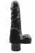 Черный вибратор-реалистик Verve Vibe Cock - 19 см.