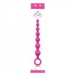 Розовая анальная цепочка Perles D Lux Long - 20,3 см.