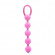 Розовая анальная цепочка - 23 см.