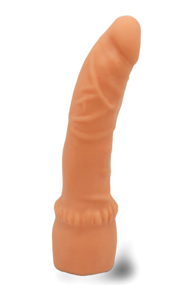 Реалистичный страпон телесного цвета - 19,3 см. Реалистичный страпон телесного цвета - 19,3 см.