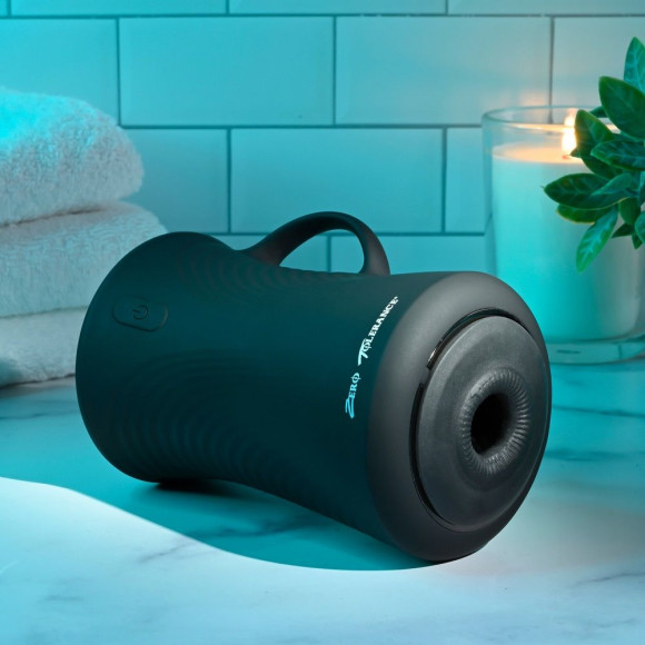 Черный вибромастурбатор с гироскопом Gyro Stroke