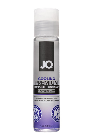 Охлаждающий лубрикант на силиконовой основе JO Premium COOLING - 30 мл. Охлаждающий лубрикант на силиконовой основе JO Premium COOLING - 30 мл.