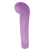 Фиолетовый вибростимулятор для G-точки G-PLEASURE STYM SILICONE - 12,5 см.