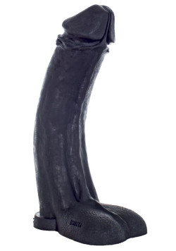 Черный фаллоимитатор-гигант Мистер Большой - 45 см. Черный фаллоимитатор-гигант Мистер Большой - 45 см.