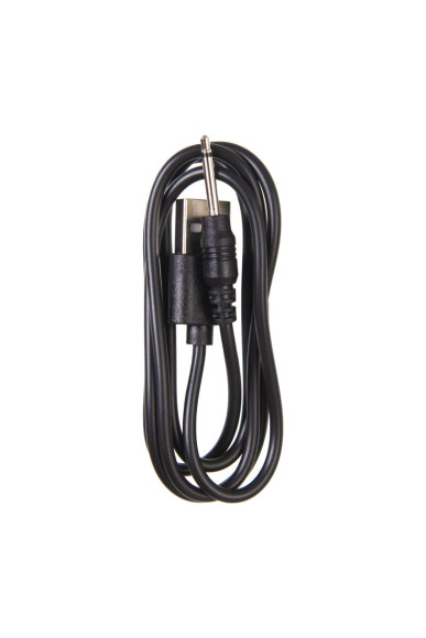 Черно-красный двусторонний вибромассажер Black&Red - 21 см.