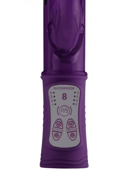 Фиолетовый вибратор Tarzan 2.0 с отростками для дополнительной стимуляции - 23,9 см. Фиолетовый вибратор Tarzan 2.0 с отростками для дополнительной стимуляции - 23,9 см.