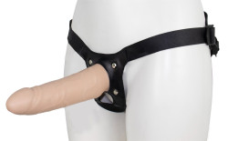 Пустотелый страпон MINI с бандажом Пустотелый страпон MINI с бандажом