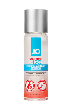 Возбуждающий лубрикант на водной основе JO Personal Lubricant H2O Warming - 60 мл.