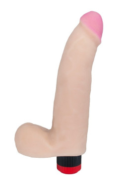 Реалистичный вибратор из неоскин - 23,2 см. Реалистичный вибратор из неоскин - 23,2 см.