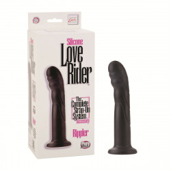 Черный силиконовый дилдо для страпона RIPPLER - 18,5 см. Черный силиконовый дилдо для страпона RIPPLER - 18,5 см.