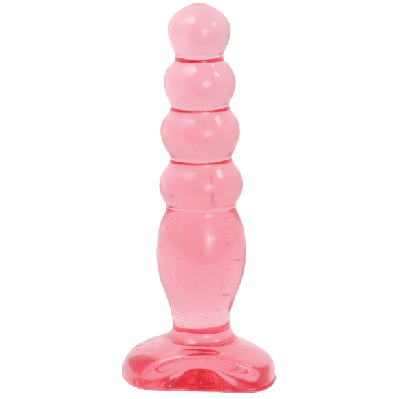 Розовая анальная пробка Crystal Jellies 5 Anal Delight - 14 см. Розовая анальная пробка Crystal Jellies 5 Anal Delight - 14 см.