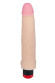 Реалистичный вибромассажёр из приятного на ощупь материала - 25,4 см. Реалистичный вибромассажёр из приятного на ощупь материала - 25,4 см.