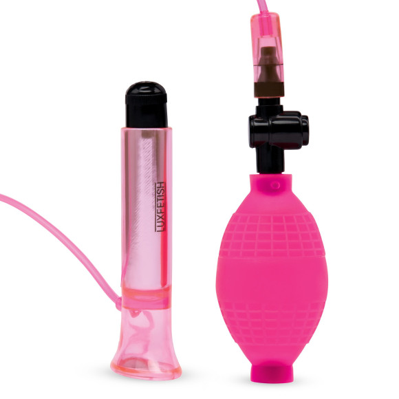 Розовый вакуумный стимулятор для клитора с вибрацией Vibrating Clitoral Pump with Quick Release Розовый вакуумный стимулятор для клитора с вибрацией Vibrating Clitoral Pump with Quick Release