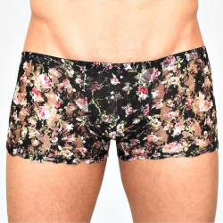 Мужские трусы-боксеры в сеточку с цветочным узором Мужские трусы-боксеры в сеточку с цветочным узором