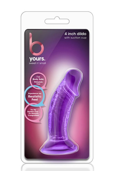 Фиолетовый фаллоимитатор на присоске SWEET N SMALL 4INCH DILDO - 11,4 см. Фиолетовый фаллоимитатор на присоске SWEET N SMALL 4INCH DILDO - 11,4 см.