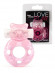 Розовое эрекционное виброкольцо в форме мишки