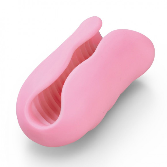 Розовый мастурбатор открытого типа Utopia Spiral