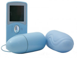 Голубое виброяйцо с ДУ Голубое виброяйцо с ДУ