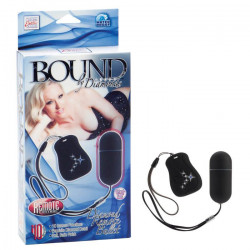 Чёрное виброяйцо на радиоуправлении BOUND BY DIAMONDS Чёрное виброяйцо на радиоуправлении BOUND BY DIAMONDS
