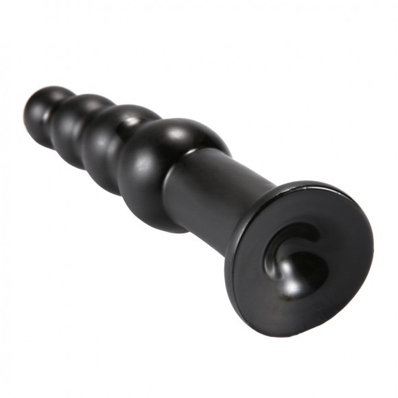 Черный анальный стимулятор X-men - 27 см.