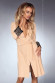 Персиковый пеньюар Daniella с изысканным кружевом