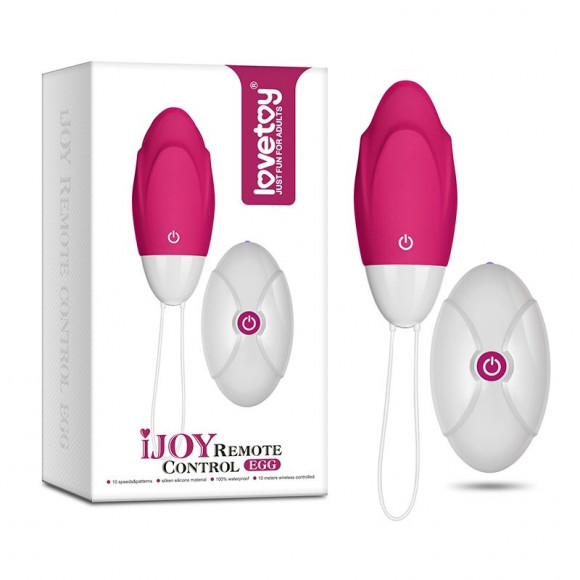 Розовое виброяйцо iJoy remote control egg Розовое виброяйцо iJoy remote control egg