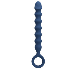 Синяя анальная цепочка - 28,5 см. Синяя анальная цепочка - 28,5 см.