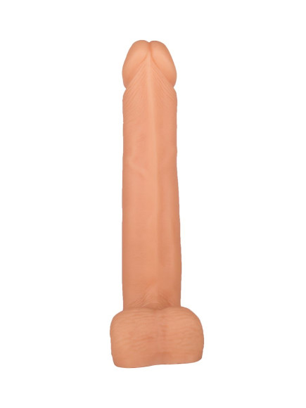 Телесный пустотелый реалистик - 17,5 см.