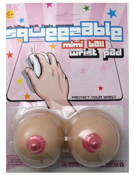 Подставка под руку для работы с мышкой в форме бюста Подставка под руку для работы с мышкой в форме бюста