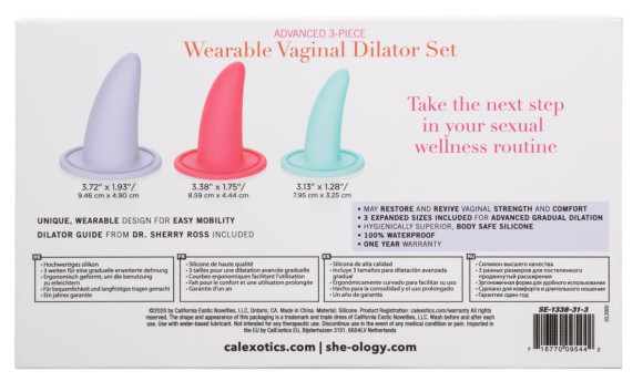 Набор She-ology из 3 разноцветных расширителей Набор She-ology из 3 разноцветных расширителей