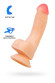 Телесный фаллоимитатор Nash - 18 см.