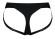 Черные трусики для насадок Heroine Lingerie Harness - size S