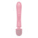 Розовый двусторонний вибромассажер Triple Lover - 23,7 см.