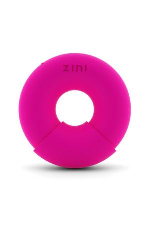 Розовый многофункциональный вибратор DONUT STRAWBERRY