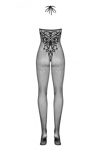 Ажурный сетчатый кэтсьюит с интимным доступом