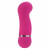 Розовый мини-вибратор с подвижной головкой Mini Jimpin’ Gyrator - 12,5 см.