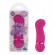 Розовый мини-вибратор с подвижной головкой Mini Jimpin’ Gyrator - 12,5 см.