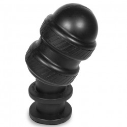 Чёрный анальный стимулятор большого размера Big Lever Чёрный анальный стимулятор большого размера Big Lever