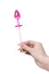Розовый леденец  в форме анальной втулки со вкусом айриш крим - 29 гр.