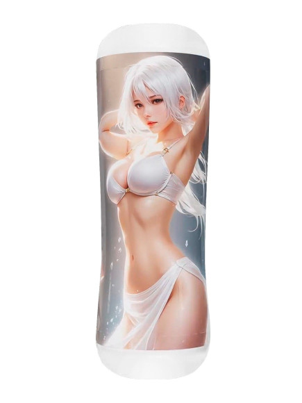 Двусторонний мастурбатор в колбе аниме - вагина и ротик