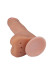 Телесный фаллоимитатор на присоске F&F BEST COCK 7 - 20 см.