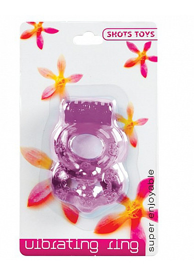 Вибрирующее эрекционное кольцо с шипами 