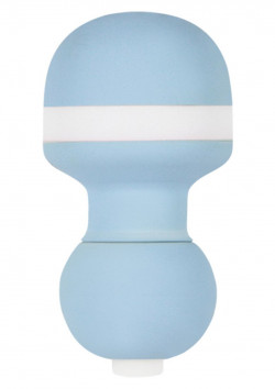 Голубой мини-вибратор PIXIES MINI VIBE - 6 см.