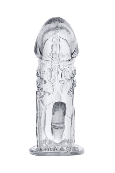 Прозрачная насадка на пенис Uco - 13 см.